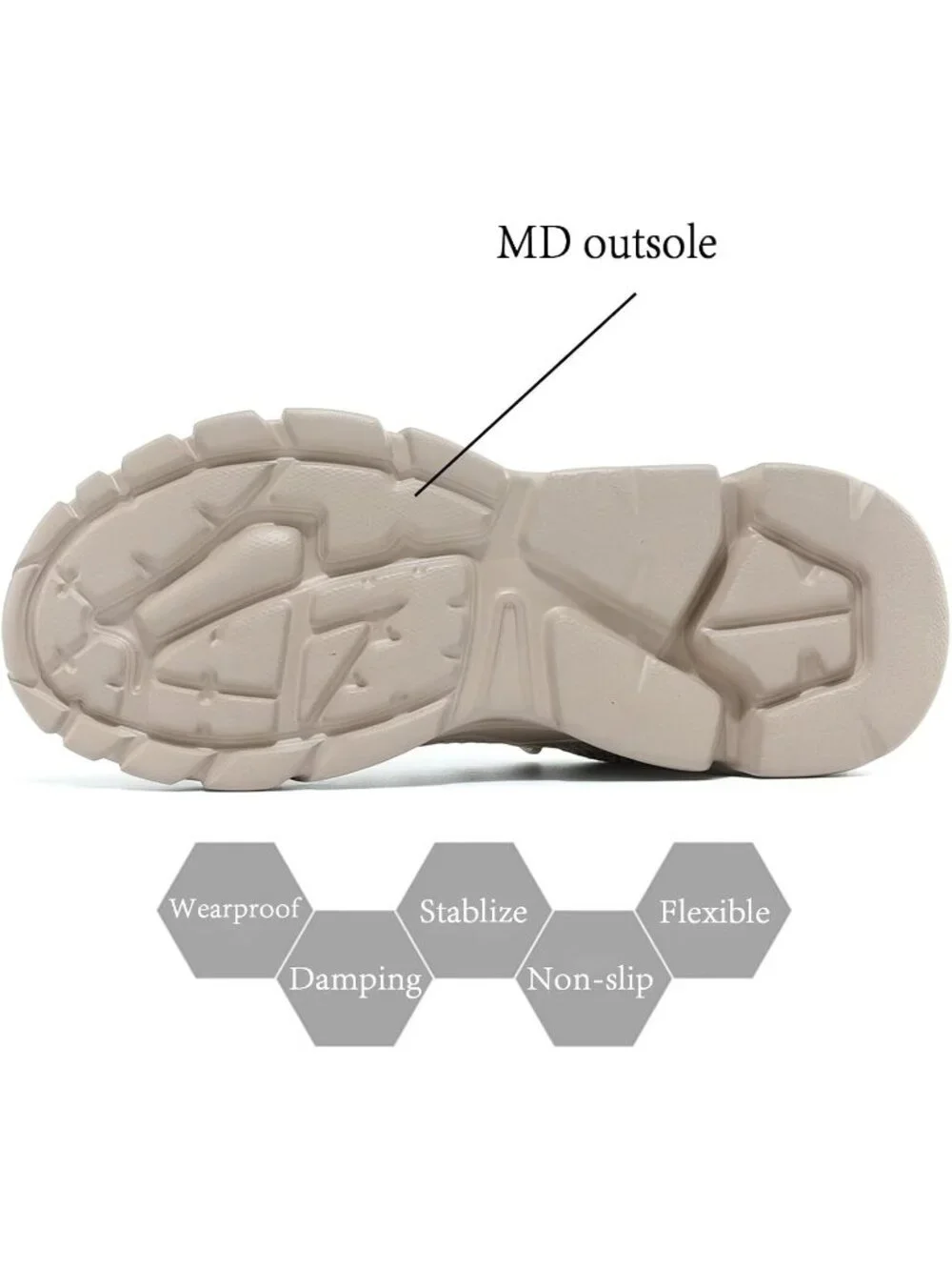 🆕Men's Khaki Slip on Walking Shoes Ultra Light Breathable Running Shoes